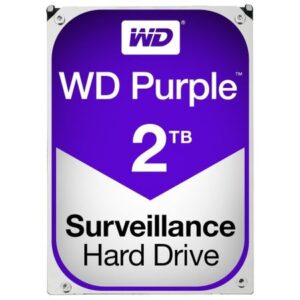 Dysk twardy marki WESTER DIGITAL seria PURPLE dedykowane do monitoringu SATA II