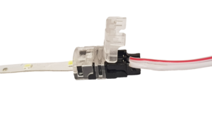 złączka zaciskowa LED przewód-taśma 10mm żelowana IP65