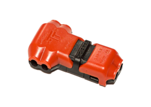 złączka prosta typu (T) dwutorowa 300V, max 10A, 0.75mm^2 0.35mm^2