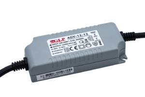 GLP: zasilacz 12V/1A, CV, IP40, plastic case