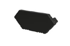 czarna zaślepka GLC1 endcap black