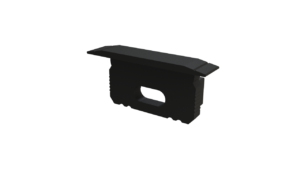 czarna zaślepka z otworem GLG2 endcap black with hole