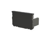 czarna zaślepka GLS2 endcap black