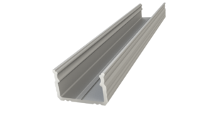 Nawierzchniowy profil ALU anoda srebrny 9x16mm 1000mm SURFACE anoda silver