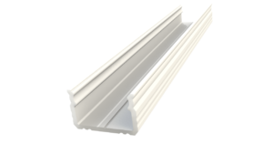 Nawierzchniowy profil ALU biały lakier 9x16mm 1000mm SURFACE white lacquer