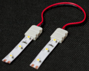 Złącze CLICK podwójne do taśmy LED 8mm + przewód