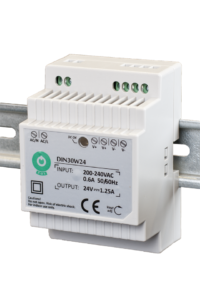 DIN Rail PSU 12V/2.5A, plastic case, step type