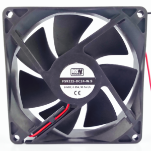 MW POWER Wentylator osiowy 92x92x25, 24VDC, 2.28W, 2000RPM, 43m3/h, łożysko ślizgowe