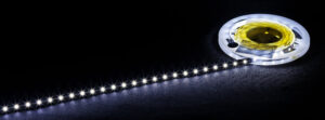 Profesjonalna taśma LED 12W/m, 12V, 60LED 2835 biała zimna 10000-12000K