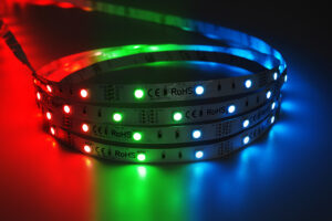 Profesjonalna taśma LED RGB, 30LED 5050 7.2W/m, 24V WP