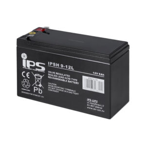 akumulator VRLA AGM 12V 9Ah, mocowy, 290W/10min 6-9lat, T2 6,3mm, do UPS