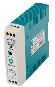 DIN Rail PSU Slim 12V/1.67A, plastic case
