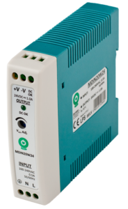 DIN Rail PSU Slim 24V/1A, plastic case