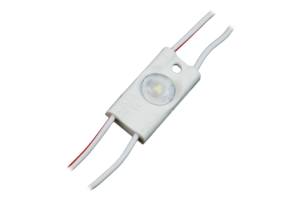 LED module 12V 0.3W 1×2835 with 160-degree lenses, 6500K white color CRI>80