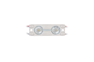 moduł LED 2×2835 12V 0.48W soczewki 160st. barwa 3000K