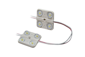 moduł LED 4×2835 12V 1.2W soczewki 160st. barwa 6000-8000K