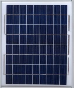 panel solarny 10W, 36.1 x 34.0 x 2.5 cm.