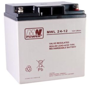 akumulator AGM 12V/24Ah 166*125*175 (M5)