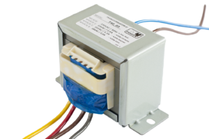 Transformator 40VA; 230VAC -> 14VAC/2.6A, 16VAC/2.2A, 18VAC/2A.