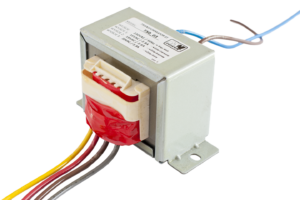 Transformator 50VA; 230VAC -> 16VAC/2.8A, 18VAC/2.6A, 20VAC/2.3A.