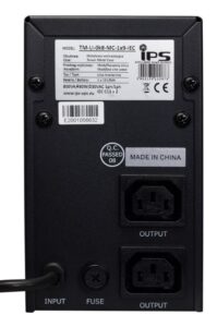 UPS tower modyfikowana sinusoida 230Vac 800VA/480W metalowa obudowa z aku 1x 12V/8Ah gniazda IEC