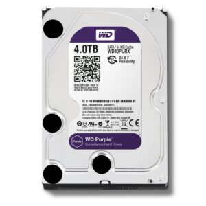 Dysk twardy marki WESTER DIGITAL seria PURPLE dedykowany do monitoringu SATA III