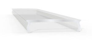 Standardowa przesłona z PVC, transparentny (standard PVC cover) TRANSPARENT 1000mm