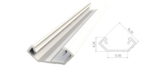 Narożny profil ALU biały lakier 2010mm CORNER white lacquer