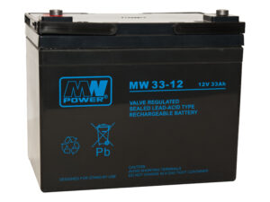 akumulator AGM 12V/33Ah, 197*131*180 (M5)